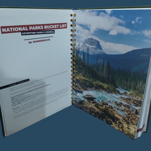 National Parks Bucket List Adventure Guide & Journal - Picture 2 of 9